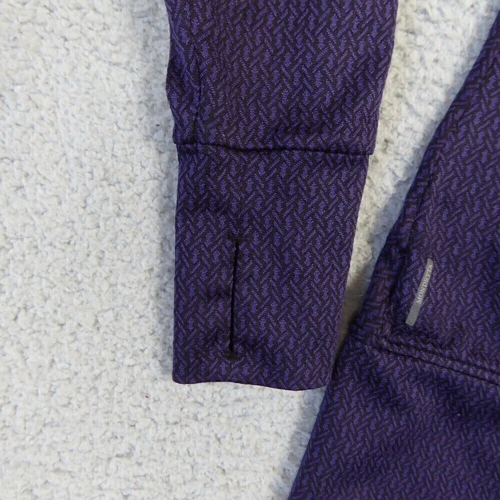 Mondetta Hoodie Women’s Small Purple Full Zip Long Sleeve Thumb Holes Mock Neck